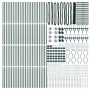Cerca Hexagonal Verde 1.2x100 m de Acero,  Postes de Cerca con Púa 13 pcs Ø32 mm 140 cm de Acero Galvanizado | Foro24.es | Tu tienda online para hogar, jardín y más Foro24.es