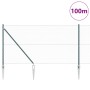 Valla Hexagonal Verde 1.4x100 m de Acero, Postes de Valla  con Punta 13 pcs Ø32 mm 160 cm de Acero Galvanizado | Foro24.es | Tu tienda online para hogar, jardín y más Foro24.es
