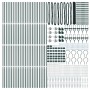 Valla Hexagonal Verde 1.4x100 m de Acero, Postes de Valla  con Punta 13 pcs Ø32 mm 160 cm de Acero Galvanizado | Foro24.es | Tu tienda online para hogar, jardín y más Foro24.es