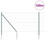 Cerca Hexagonal Verde 1,4x100 m Acero, Postes de Cerca con Pica 13 pcs Ø32 mm 160 cm Acero Galvanizado von , Zaunpfosten - Re...