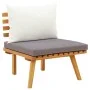 Garden furniture 8 pieces with cushions solid acacia wood by vidaXL, Garden sets - Ref: Foro24-3087032, Price: 638,09 €, Disc...