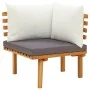 Garden furniture 8 pieces with cushions solid acacia wood by vidaXL, Garden sets - Ref: Foro24-3087032, Price: 638,09 €, Disc...