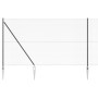 Cerca Hexagonal Gris 1.6x10 m Acero, Postes de Cerca con Espiga 7 pcs Ø32 mm 180 cm Acero Galvanizado by , fence posts - Ref:...