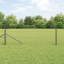 Juego de Cercas Juego de 2 Gris Acero Revestido en Polvo by , fence posts - Ref: Foro24-3353226, Price: 137,75 €, Discount: %