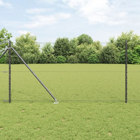 Set de Cercas Set de 2 Gris Metal 25 x 1.2 m Duradero von , Zaunpfosten - Ref: Foro24-3353241, Preis: 184,04 €, Rabatt: %