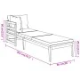 Sonnenliegen mit dunkelgrauen Kissen 2 Einheiten aus Akazienholz von vidaXL, Gartensets - Ref: Foro24-3087269, Preis: 438,40 ...