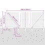 Cerca Hexagonal Gris 1.4x25 m Acero, Postes para Cercas con Punta 13 pcs Ø32 mm 160 cm Acero Galvanizado by , fence posts - R...