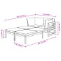 Sonnenliegen mit dunkelgrauen Kissen 2 Einheiten aus Akazienholz von vidaXL, Gartensets - Ref: Foro24-3087269, Preis: 421,53 ...