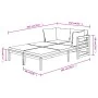 Sonnenliegen mit dunkelgrauen Kissen 2 Einheiten aus Akazienholz von vidaXL, Gartensets - Ref: Foro24-3087269, Preis: 438,40 ...