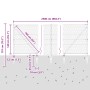 Cerca Hexagonal  Gris 1.4x25 m Acero, Postes de Cerca  con Punta 13 pcs Ø32 mm 160 cm Acero Galvanizado | Foro24.es | Tu tienda online para hogar, jardín y más Foro24.es