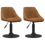 Sillas de comedor giratorias 2 pcs de terciopelo marrón by , dining chairs - Ref: Foro24-335325, Price: 122,88 €, Discount: %