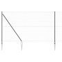 Set de Cercas Set de 2 Gris Metal, alambre recubierto de PVC by , fence posts - Ref: Foro24-3353250, Price: 201,28 €, Discoun...