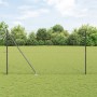 Cerca Hexagonal Gris 1.6x25 m Acero,  Postes de Cerca con Punta 13 pcs Ø32 mm 180 cm Acero Galvanizado | Foro24.es | Tu tienda online para hogar, jardín y más Foro24.es