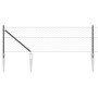 Cerca Hexagonal Gris 0.6x50 m Acero, Postes de Cerca con Punta 13 pcs Ø32 mm 80 cm Acero Galvanizado by , fence posts - Ref: ...