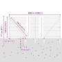 Cerca Hexagonal  Gris 1.2x50 m Acero, Postes de Cerca  con Pica 13 pcs Ø32 mm 140 cm Acero Galvanizado | Foro24.es | Tu tienda online para hogar, jardín y más Foro24.es