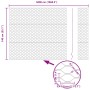 Cerca Hexagonal  Gris 1.4x50 m Acero, Postes de cerca  con picos 13 pcs Ø32 mm 160 cm Acero galvanizado | Foro24.es | Tu tienda online para hogar, jardín y más Foro24.es