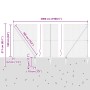 Cerca Hexagonal Gris 1.6x50 m Acero, Postes para Cerca con Espiga 13 pcs Ø32 mm 180 cm Acero Galvanizado by , fence posts - R...