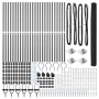 Cerca Hexagonal Gris 1.6x50 m Acero, Postes de Cerca con Punta 13 pcs Ø32 mm 180 cm Acero Galvanizado by , fence posts - Ref:...