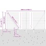 Cerca Hexagonal  Gris 1.6x50 m Acero, Postes de Cerca  con Punta 13 pcs Ø32 mm 180 cm Acero Galvanizado | Foro24.es | Tu tienda online para hogar, jardín y más Foro24.es