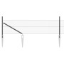 Cerca Hexagonal Gris 0.4x100 m de Acero, Postes de Cerca con Punta 13 pcs Ø32 mm 60 cm de Acero Galvanizado by , fence posts ...