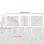 Cerca Hexagonal Gris 0.4x100 m de Acero, Postes de Cerca con Punta 13 pcs Ø32 mm 60 cm de Acero Galvanizado by , fence posts ...