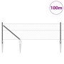 Cerca Hexagonal  Gris 0.6x100 m Acero, Postes de Cerca  con Punta 13 pcs Ø32 mm 80 cm Acero Galvanizado | Foro24.es | Tu tienda online para hogar, jardín y más Foro24.es
