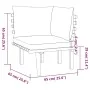 7-piece garden furniture set with solid acacia wood and cushions by vidaXL, Garden sets - Ref: Foro24-3087006, Price: 520,65 ...