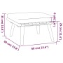 Gartenmöbel 7 Stück mit Kissen massivem Akazienholz von vidaXL, Gartensets - Ref: Foro24-3087006, Preis: 529,36 €, Rabatt: %
