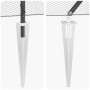 Valla Hexagonal Gris 1x100 m Acero,  Poste de Valla con Punta 13 pcs Ø32 mm 120 cm Acero Galvanizado | Foro24.es | Tu tienda online para hogar, jardín y más Foro24.es