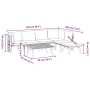 Gartenmöbel 7 Stück mit Kissen massivem Akazienholz von vidaXL, Gartensets - Ref: Foro24-3087006, Preis: 529,36 €, Rabatt: %