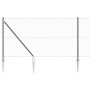 Cerca Hexagonal  Gris 1.2x100 m Acero, Postes de Cerca  con Punta 13 pcs Ø32 mm 140 cm Acero Galvanizado | Foro24.es | Tu tienda online para hogar, jardín y más Foro24.es