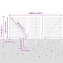 Cerca Hexagonal  Gris 1.2x100 m Acero, Postes de Cerca  con Punta 13 pcs Ø32 mm 140 cm Acero Galvanizado | Foro24.es | Tu tienda online para hogar, jardín y más Foro24.es