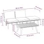 Muebles de jardín 4 piezas con cojines madera maciza de acacia de vidaXL, Conjuntos de jardín - Ref: Foro24-3087029, Precio: ...