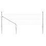 Valla Hexagonal 0.4x10 m Acero Galvanizado, Postes para Valla con Punta 7 pcs Ø32 mm 60 cm Acero Galvanizado by , fence posts...