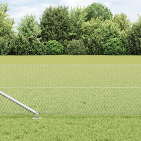 Cerca Hexagonal 0.5x10 m Acero Galvanizado, Poste
