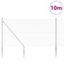 Cerca Hexagonal 1x10 m Acero Galvanizado,  Poste de Cerca con Punta 7 pcs Ø32 mm 120 cm Acero Galvanizado | Foro24.es | Tu tienda online para hogar, jardín y más Foro24.es