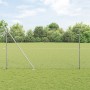 Cerca Hexagonal 1.5x10 m de Acero Galvanizado,  Postes de Cerca con Punta 7 pcs Ø32 mm 170 cm de Acero Galvanizado | Foro24.es | Tu tienda online para hogar, jardín y más Foro24.es