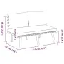 Garden furniture 5 pieces with cushions solid acacia wood by vidaXL, Garden sets - Ref: Foro24-3087011, Price: 477,89 €, Disc...