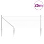 Valla Hexagonal 0.6x25 m de Acero Galvanizado, Postes de Cerca con Picos 13 pcs Ø32 mm 80 cm de Acero Galvanizado by , fence ...