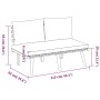 Garden furniture 8 pieces with cushions solid acacia wood by vidaXL, Garden sets - Ref: Foro24-3087013, Price: 770,31 €, Disc...