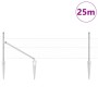 Cerca Hexagonal 0.8x25 m Acero Galvanizado, Postes de Cerca con Punta 13 pcs Ø32 mm 100 cm Acero Galvanizado by , fence posts...
