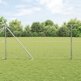 Juego de Cercas Par de 2 Acero Galvanizado 25 x 1 m Expandible de , Postes de cerca - Ref: Foro24-3353379, Precio: 161,79 €, ...
