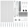Juego de Cercas Par de 2 Acero Galvanizado 25 x 1 m Expandible de , Postes de cerca - Ref: Foro24-3353379, Precio: 161,79 €, ...