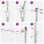 Valla de enlace hexagonal con 13 postes de pica 1x25 m Acero galvanizado von , Zaunpfosten - Ref: Foro24-3353378, Preis: 162,...