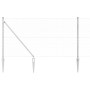 Juego de Cerca Set de 2 Acero galvanizado 25 x 1.2 m Durable by , fence posts - Ref: Foro24-3353383, Price: 165,67 €, Discoun...