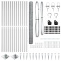 Juego de Cercas Set de 2 Acero galvanizado 25 x 1.5 m Duradero by , fence posts - Ref: Foro24-3353390, Price: 185,28 €, Disco...