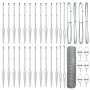 Cerca hexagonal 0.4x50 m de acero galvanizado, Postes de cerca con punta 13 pcs Ø32 mm 60 cm de acero galvanizado by , fence ...