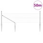 Cerca hexagonal 0.4x50 m de acero galvanizado, Postes de cerca con punta 13 pcs Ø32 mm 60 cm de acero galvanizado by , fence ...