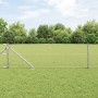 Cerca Hexagonal 0.6x50 m Acero Galvanizado, Postes de Cerca con Espiga 13 pcs Ø32 mm 80 cm Acero Galvanizado by , fence posts...