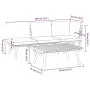 Gartenmöbel 4-teilig mit Kissen aus massivem Akazienholz von vidaXL, Gartensets - Ref: Foro24-3087001, Preis: 278,54 €, Rabat...